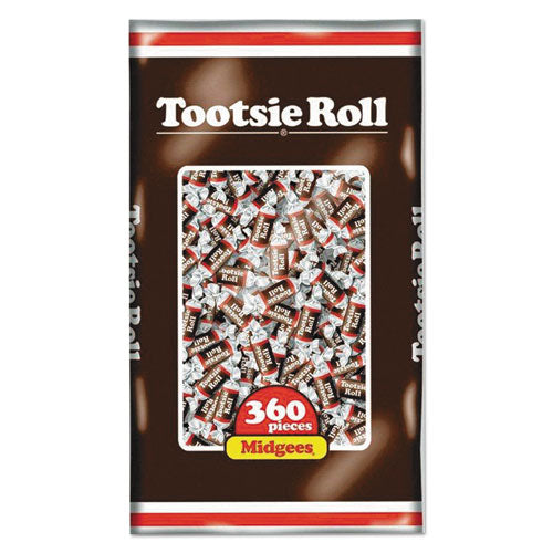 Image of Tootsie Roll® TOO7806 Midgees, Original, 38.8 Oz Bag, 360 Pieces