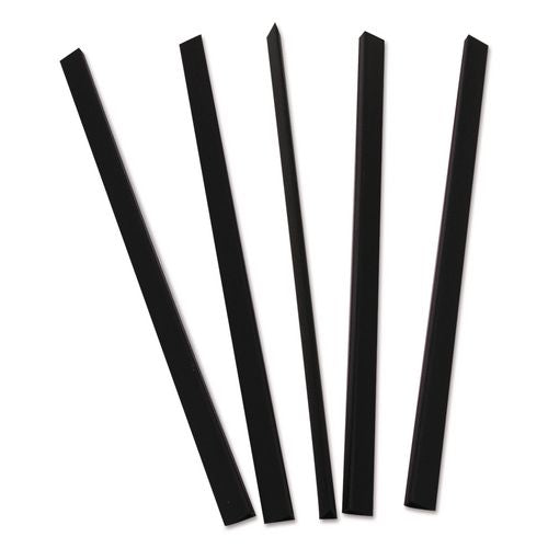 Image of C-Line® CLI34441 Slide 'N Grip Binding Bars, 40-Sheet Capacity, 11" x 0.25", Black, 100/Box