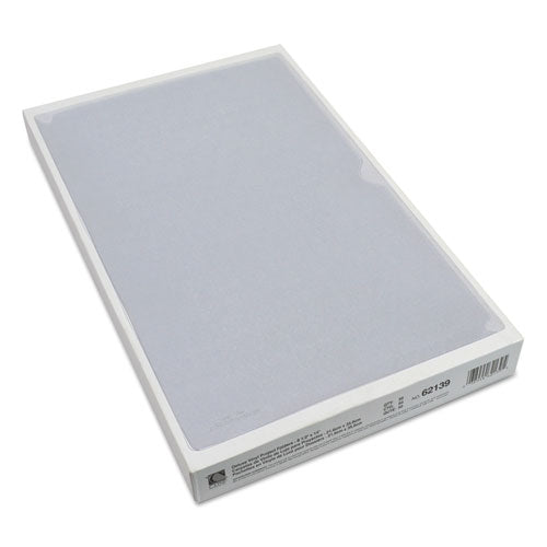 Image of C-Line® 62139 Deluxe Vinyl Project Folders, Legal Size, Clear, 50/box