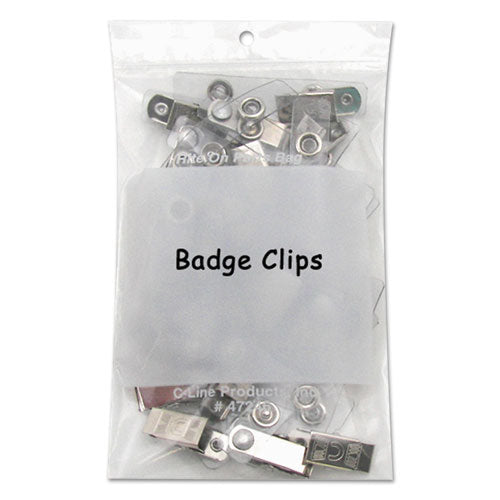 Image of C-Line® 47246 Write-On Poly Bags, 2 Mil, 4" X 6", Clear, 1,000/carton