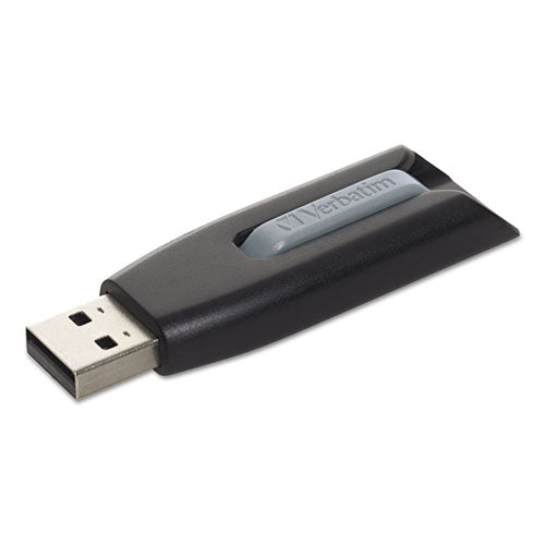 Image of Verbatim® 49174 Store 'n' Go V3 Usb 3.0 Drive, 64 Gb, Black/gray