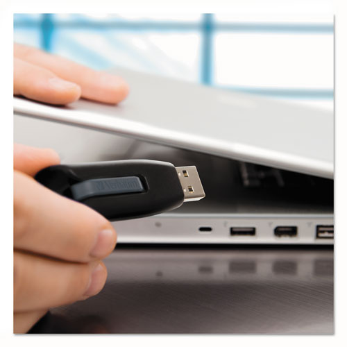 Image of Verbatim® 49189 Store 'n' Go V3 Usb 3.0 Drive, 128 Gb, Black/gray