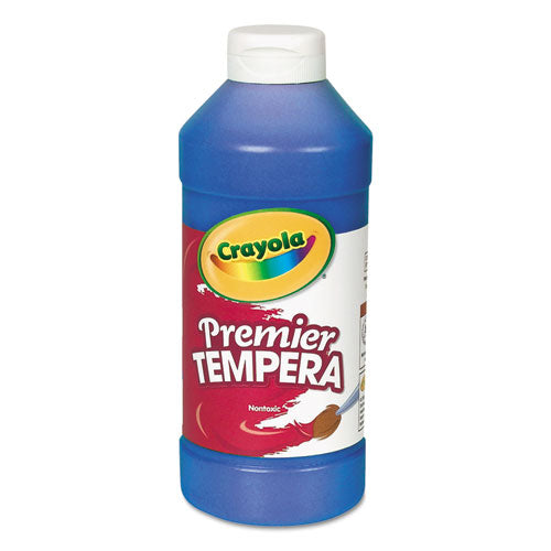 Image of Crayola® 54-1216-042 Premier Tempera Paint, Blue, 16 Oz Bottle