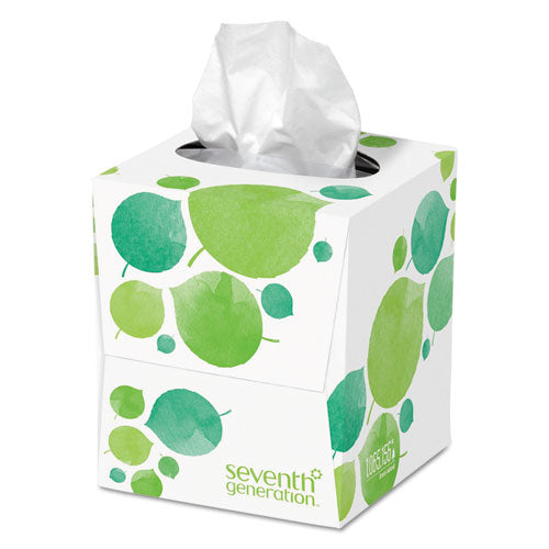 Image of Seventh Generation® 13719 100% Recycled Facial Tissue, 2-Ply, White, 85 Sheets/box