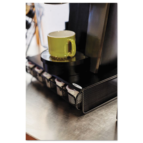 Image of Safco® 3274BL Onyx One Drawer Hospitality Organizer, 5 Compartments, 12.5 x 11.25 x 3.25, Black