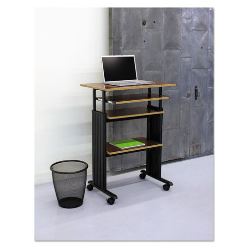 Image of Safco® 9717BL Onyx Round Mesh Wastebaskets, 5 gal, Steel Mesh, Black