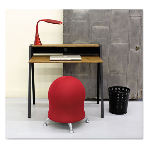 Image of Safco® 9740BL Bubble Wastebaskets, 6 gal, Steel, Black