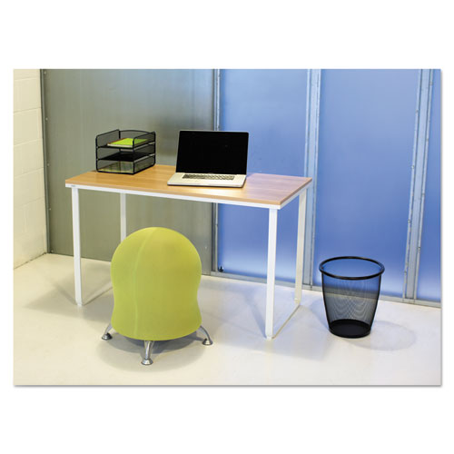 Image of Safco® 9717BL Onyx Round Mesh Wastebaskets, 5 gal, Steel Mesh, Black