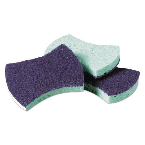 Image of Scotch-Brite PROFESSIONAL 3000 Power Sponge #3000, 2.8 X 4.5, 0.6" Thick, Blue/teal, 20/carton