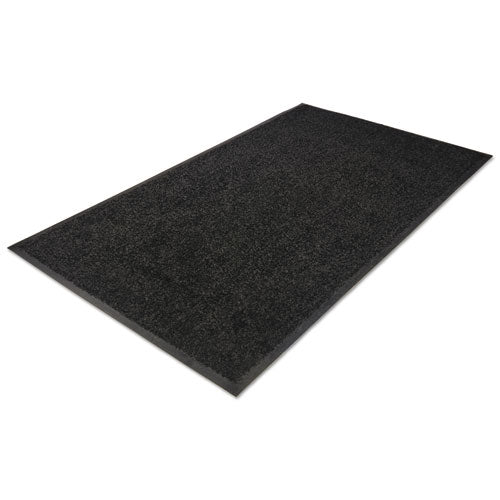 Image of Guardian 94030535 Platinum Series Walk-Off Indoor Wiper Mat, Rectangular, Black Carpeted Surface, 36" x 60"