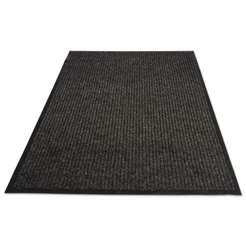 Image of Guardian 64030530 Golden Series Dual Rib Indoor Wiper Mats, Rectangular, Charcoal Gray Carpeted Surface, 36" x 60"