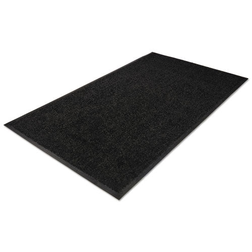 Image of Guardian 94040635 Platinum Series Walk-Off Indoor Wiper Mat, Rectangular, Black Carpeted Surface, 48" x 72"