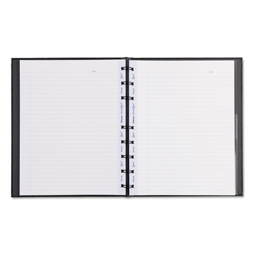 Image of Blueline® AF9150.81 MiracleBind Notebook, 1-Subject, Medium/College Rule, Black Cover, (75) 9.25 x 7.25 Sheets