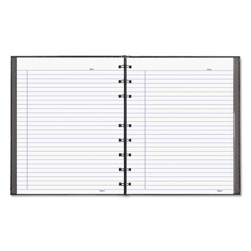 Image of Blueline® A7150.BLK NotePro Notebook, 1-Subject, Narrow Rule, Black Cover, (75) 9.25 x 7.25 Sheets