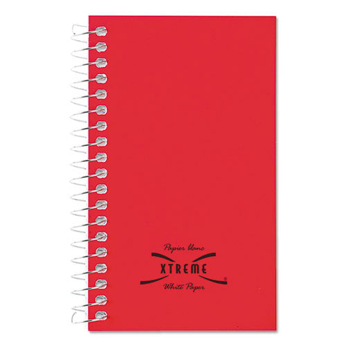 Image of National® 31220 Paper Blanc Xtreme White Wirebound Memo Books, Narrow Rule, Randomly Assorted Cover Color, (60) 5 x 3 Sheets