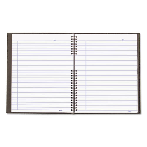 Image of Blueline® REDA10150BLK NotePro Notebook, 1-Subject, Medium/College Rule, Black Cover, (75) 11 x 8.5 Sheets