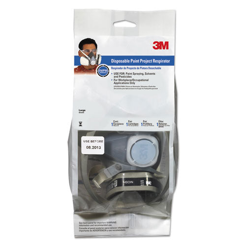 Image of 3M 53P71 Half Facepiece Disposable Respirator Assembly, Large