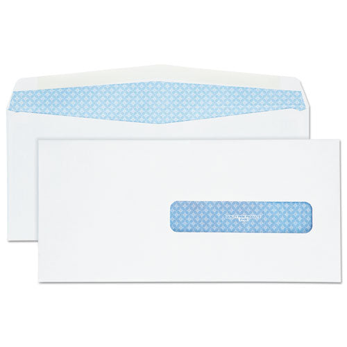 Image of Quality Park QUA21438 Security Tinted Insurance Claim Form Envelope, Address Window, Commercial Flap, Redi-Seal Closure, 4.5 x 9.5, White, 500/Box