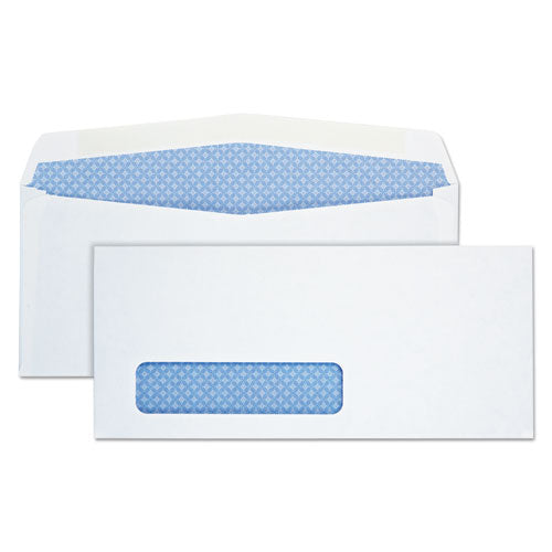 Image of Quality Park QUA90130 Security Tint Window Envelope, #10, Commercial Flap, Gummed Closure, 4.13 x 9.5, White, 500/Box
