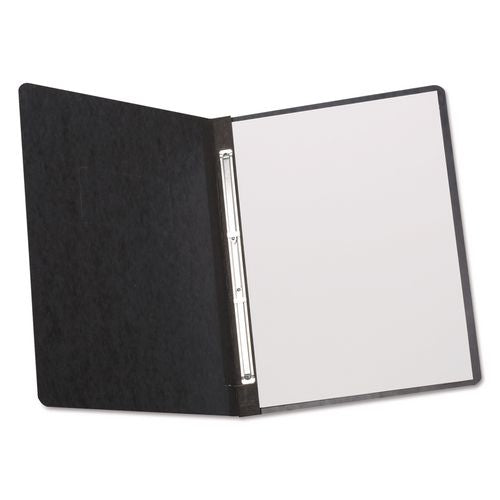 Image of Oxford Heavyweight Pressguard And Pressboard Report Cover W/reinforced Side Hinge, 2-Prong Metal Fastener, 3" Cap, 8.5 X 11, Black