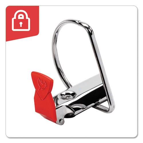 Image of Cardinal® 43140 Freestand Easy Open Locking Slant-D Ring Binder, 3 Rings, 4" Capacity, 11 X 8.5, White