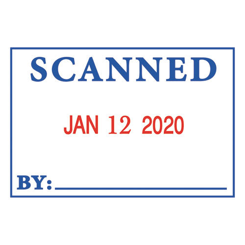 Image of COSCO 2000PLUS® 011098 4 In 1 E-Message Dater, 0.94 X 1.75, Completed/emailed/entered/scanned