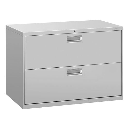 Image of HON® H692.L.Q Brigade 600 Series Lateral File, 2 Legal/letter-Size File Drawers, Light Gray, 42" X 18" X 28"