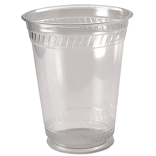Image of Fabri-Kal® 000000000009502055 Kal-Clear PET Cold Drink Cups, 16 oz to 18 oz, Plastic, Clear, 50/Sleeve, 20 Sleeves/Carton