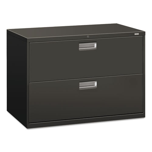 Image of HON® H692.L.S Brigade 600 Series Lateral File, 2 Legal/letter-Size File Drawers, Charcoal, 42" X 18" X 28"
