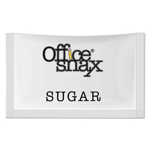 Image of Office Snax® 00021CT Premeasured Single-Serve Sugar, 0.08 oz Packet, 1,200/Carton