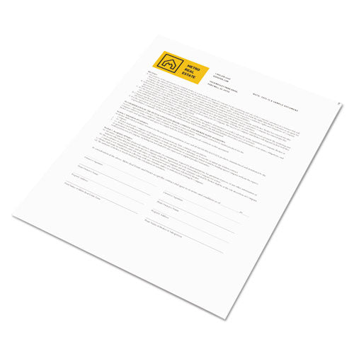 Image of xerox 3R12435 Revolution Digital Carbonless Paper, 1-Part, 8.5 X 11, White, 500/ream