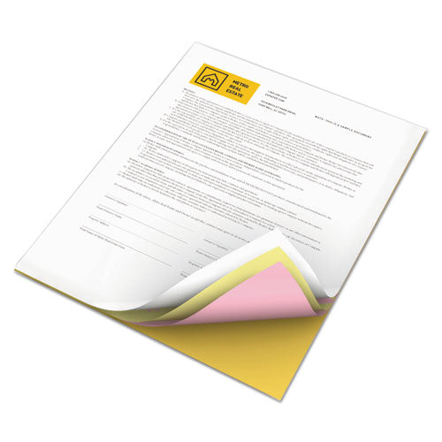 Image of xerox 3R12430 Revolution Carbonless 4-Part Paper, 8.5 x 11, White/Canary/Pink/Goldenrod, 5,000/Carton