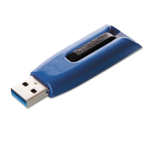 Image of Verbatim® 49807 V3 Max Usb 3.0 Flash Drive, 64 Gb, Blue