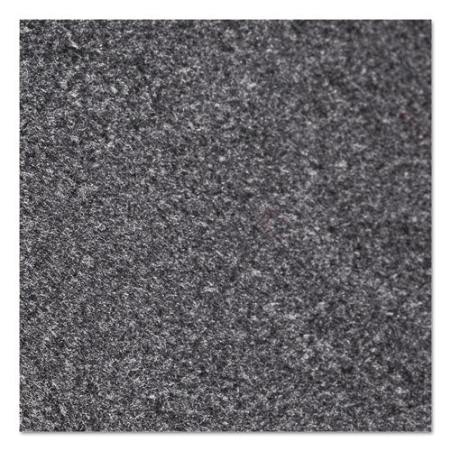 Image of Crown GS 0035CH Rely-On Olefin Indoor Wiper Mat, Rectangular, Charcoal Gray Cut Pile Surface, 36" x 60"