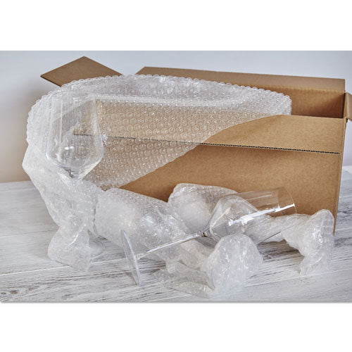 Image of Sealed Air Recycled Bubble Wrap, Light Weight 0.31" Air Cushioning, 12" x 100 ft