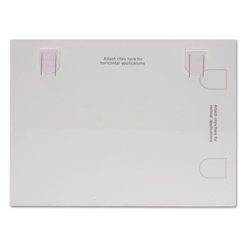 Image of Advantus 75317 Panel Wall Acrylic Frame, 11 x 8.5, Fabric Panel Mount, Clear