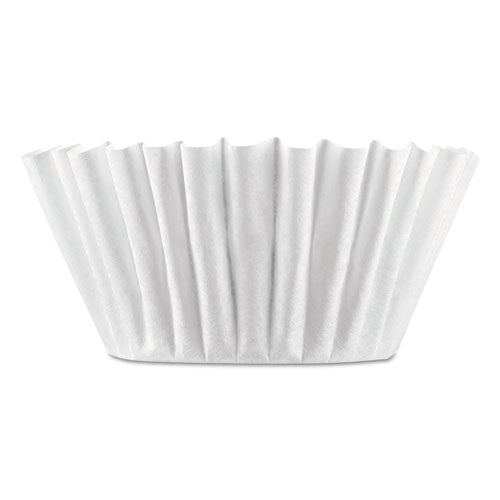 Image of BUNN® 20104.0001 Coffee Filters, 8 To 12 Cup Size, Flat Bottom, 100/pack, 12 Packs/carton