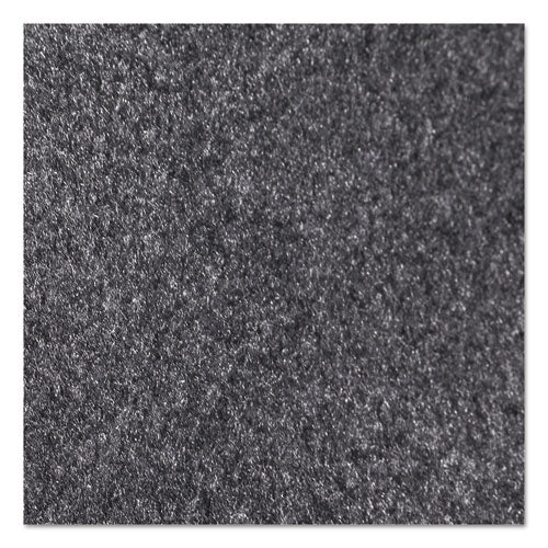 Image of Crown ET 0310CH EcoStep Wiper Mat, Rectangular, Charcoal Gray Cut Pile Surface, 36" x 10 ft