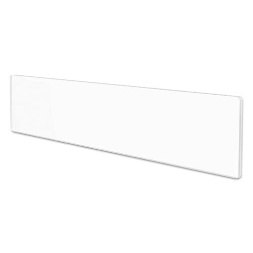 Image of deflecto® DEF587501 Superior Image Cubicle Nameplate Sign Holder, 8.5 x 2 Insert, Clear