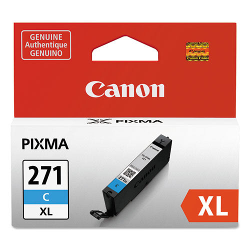 Image of Canon® 0337C001 0337c001 (cli-271xl) High-Yield Ink, Cyan