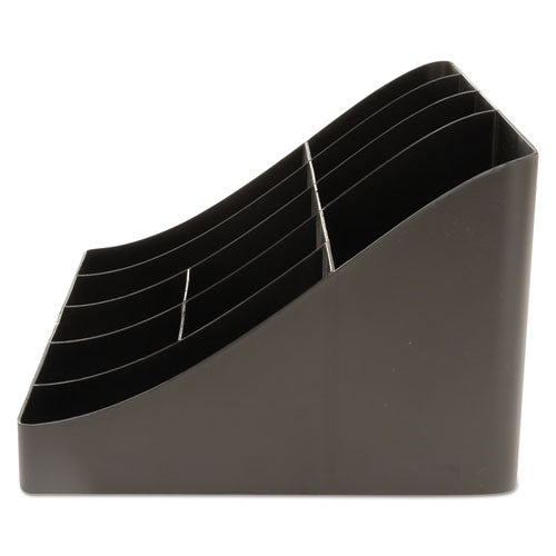 Image of Mind Reader COMORGBLK 11-Compartment Coffee Condiment Organizer, 18.25 x 6.63 x 9.78, Black