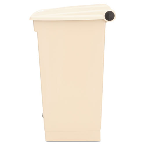Image of Rubbermaid® Commercial FG614500BEIG Legacy Step-On Receptacle, 18 gal, Polyethylene, Beige