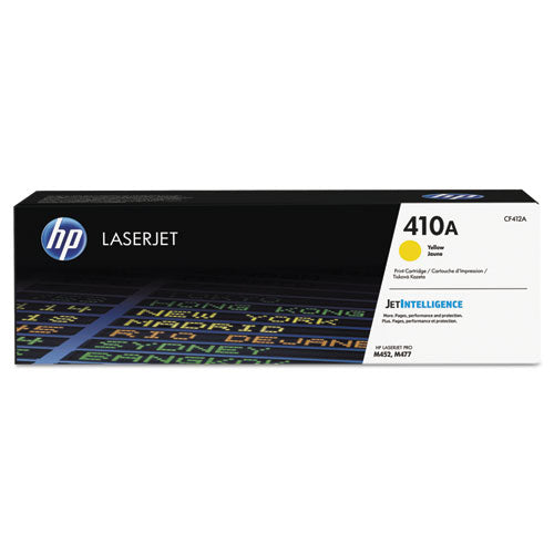 Image of HP CF412A HP 410a, (cf412a) Yellow Original Laserjet Toner Cartridge