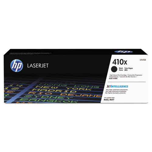Image of HP CF410X HP 410x, (cf410x) High-Yield Black Original Laserjet Toner Cartridge