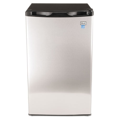 Image of Avanti RM4436SS 4.4 Cf Refrigerator, 19 1/2"w X 22"d X 33"h, Black/stainless Steel
