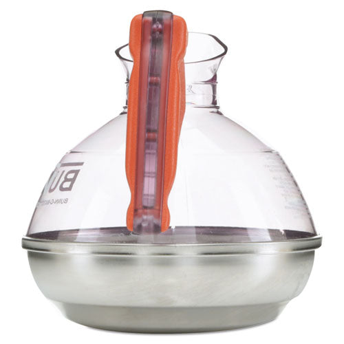 Image of BUNN® 06101.0101 Easy Pour Decanter, 64 oz, Orange Handle