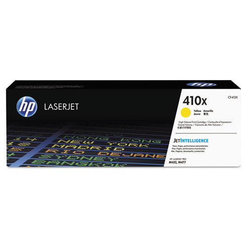 Image of HP CF412X HP 410x, (cf412x) High-Yield Yellow Original Laserjet Toner Cartridge