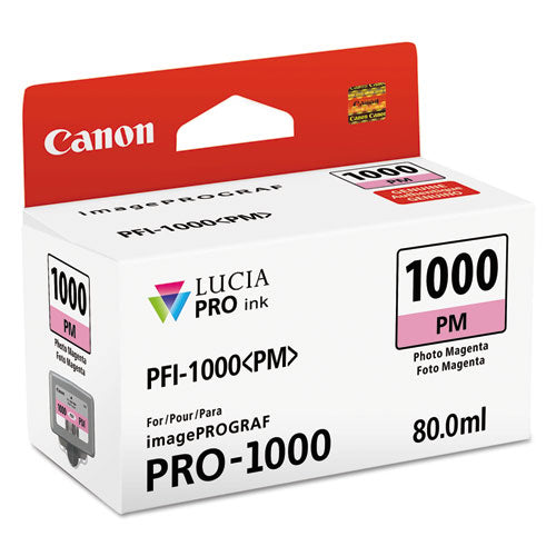 Image of Canon® 0551C002 0551c002 (pfi-1000) Lucia Pro Ink, Photo Magenta