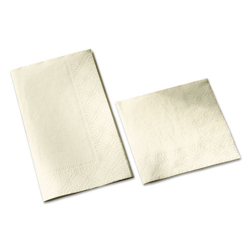 Image of Hoffmaster® 180500 Dinner Napkins, 2-Ply, 15 x 17, White, 1,000/Carton