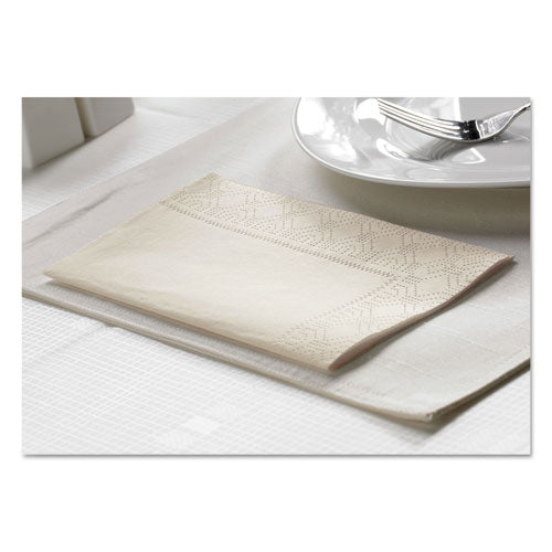 Image of Hoffmaster® 180500 Dinner Napkins, 2-Ply, 15 x 17, White, 1,000/Carton